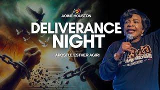 Evil Covering Over My Head, Catch Fire! | Deliverance Night | Apostle Esther Agiri | AOIMF Houston