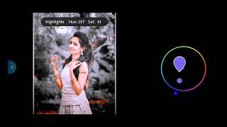 Blue and black tone Lightroom photoedit zone editing//preset download free//