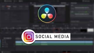 How to create an Advanced Social Media Banner in Davinci Resolve 16