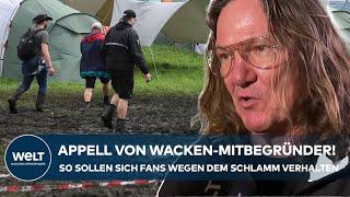 WACKEN IN SCHLAMM: Mitbegründer Thomas Jensen wendet sich an Fans des Heavy-Metal-Festivals