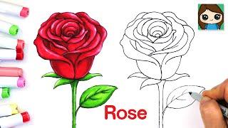 How to Draw a Rose 