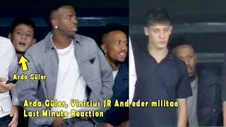 ARDA GÜLER, VINICIUS JR LAST MINUTE REACTION TO REAL MADRID VS GETAFE