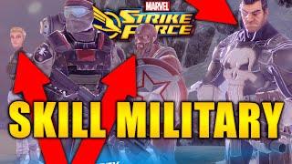 Punisher Rework - Yelena - Red Guardian - Skill Military Team - MARVEL Strike Force - MSF