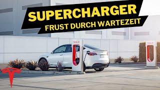 TESLA Supercharger - Lange Schlange - Wartezeit & Frust in der Ferienzeit