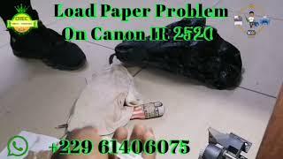 How to solve Load paper problem (Mettre Papier) on Canon IR 2520 step by step. Real by Mr. OTEC