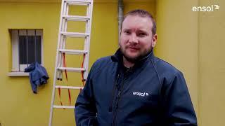 Damien, directeur technique chez Ensol, explique comment se déroule une installation photovoltaïque