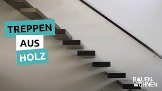 Treppen aus Holz - die Kragarmtreppe