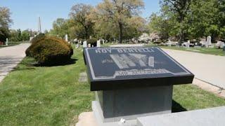 Grave of Mr. Accordion (Roy Bertelli), Oak Ridge Cemetery, Springfield, Illinois #FilmoraVidCon