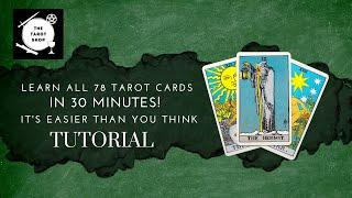 Jak přečíst všech 78 tarotových karet za 30 minut!! Snazší, než si myslíte