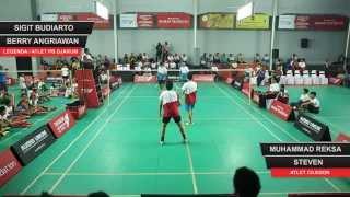Sigit Budiarto / Berry Angriawan VS Muhammad Reksa / Steven (Djarum Badminton All Stars 2015)