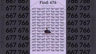 Genius only can answer to location of 676 in 6 seconds.#genius #share #comments #puzzles #shorts #1k