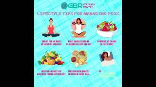 Lifestyle tips for managing PCOS | Dr.G.Buvaneswari | GBR Fertility Centre #pcos #pcosawareness