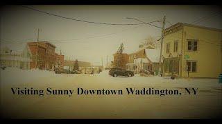 #visiting Sunny Downtown Waddington, NY #history #city #travel #culture #discovery