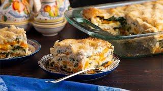 A New Fall Classic: Butternut Squash and Kale Lasagna