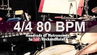  80 BPM Pop Percusion Metronome