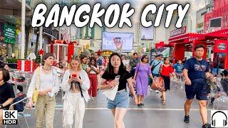 8K - Bangkok City Tour | New York Of Asia Tour | Bangkok Downtown Core