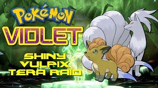 Shiny Vulpix Tera Raid: Pokemon Violet: #shorts #shinypokemon #pokemonscarlet