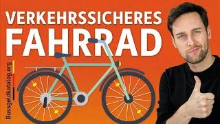 Verkehrssicheres Fahrrad  : Vorschriften laut StVZO - bussgeldkatalog.org