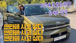테슬라 타는 와이프에게 싼타페로 바꾸자고 했습니다 - 와이프와 싼타페 시승기 [싼타페MX5 하이브리드]