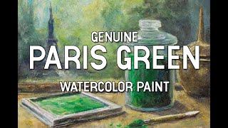 Paris Green PG21, making the most toxic pigment in my collection into a handmade watercolor paint!