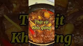 Vịt kho gừng