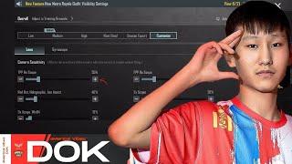 DOK Sensitivity 3.4 Update | BEST ZERO RECOIL SENSITIVITY | PUBG MOBILE/BGMI