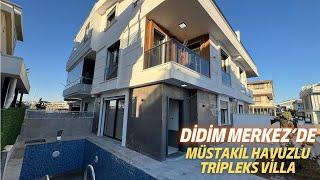 Didim Efeler’de Müstakil Havuzlu Arka Cephe 3+1 Tripleks Villa | Geniş Teraslı | #Didim #VillaTuru