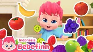 Coba Cari Warna Warni Makanan! | Colorful Food | Lagu Anak | Bebefinn Bahasa Indonesia