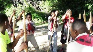 Scouting America: Troop Game - Standing Staves