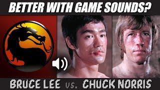 LEE v NORRIS dubbed with MORTAL KOMBAT sounds!  |  RetroSFX Mashups