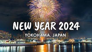 New Year’s Eve Countdown 2024 in Japan | Yokohama, Japan  | 4K Walking Tour