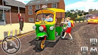 Indian Tuk Tuk School Auto Rickshaw Mountain Drive - Driving Simulator - Android GamePlay