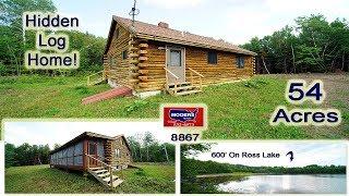 Log Homes With Land In Maine | 467 Foster RD Littleton ME Waterfront Property MOOERS REALTY 8867