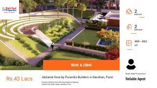 Abitante fioreby | Puraniks Builders | Bavdhan, Pune | Right Deal Properties | Property Agency