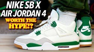 Nike SB Air Jordan 4 Pine Green ON FEET REVIEW! WATCH BEFORE YOU BUY! The SNEAKER Of The YEAR?