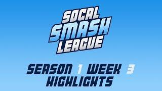 SoCal Smash League Season 1 Week 3 Highlights - Smash 4