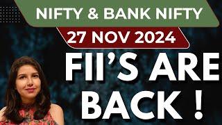 Nifty Prediction For Tomorrow | 27 November | Bank Nifty Analysis | Stock Market Tomorrow | Payal