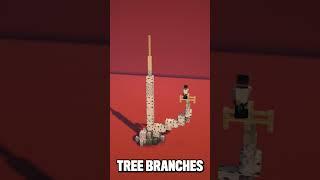 How to THINK when You Build Trees in Minecraft #SHORTS
