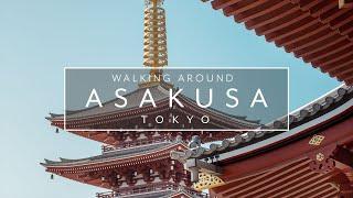 Walking around Asakusa & Senso-ji temple in Tokyo | Japan Walk 4k