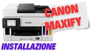 Come installare in rete la Multifunzione CANON MAXIFY stampante e scanner