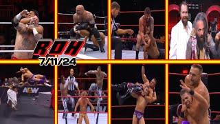 RING OF HONOUR WRESTLING |7/11/24 7 NOV 24 FULL SHOW HIGHLIGHTS HD|#ROHWRESTLINGHIGHLIGHT|#ROH