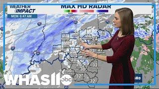 Kentucky snow storm: Latest forecast, ice and snow to continue Monday