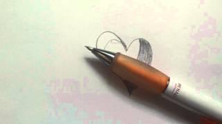 Drawing a funny kind of heart||by PandaArtist