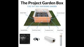 Unbox and build your ProjectGarden Box Self-Watering Garden