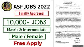 ASF JOBS | ASF Jobs Latest Advertisement All Details | Airports Security Force Jobs