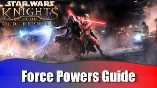 KOTOR Force Powers Guide