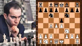 MIKHAIL TAL's MAGIC!  || Tal vs Miller - Italian Game: Open Variation