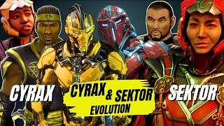 Cyrax and Sektor Evolution in Mortal Kombat