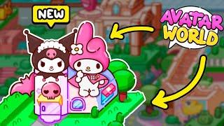 NEW KUROMI AND MY MELODY HOUSE IN AVATAR WORLD  NEW Secret Hacks