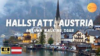 Hallstatt Austria 4K Autumn Walking Tour (2023)